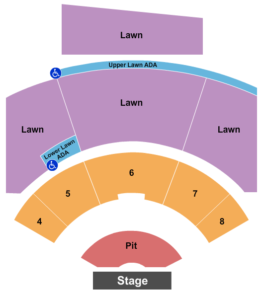 Walmart Arkansas Music Pavilion Walmart AMP Seating Chart
