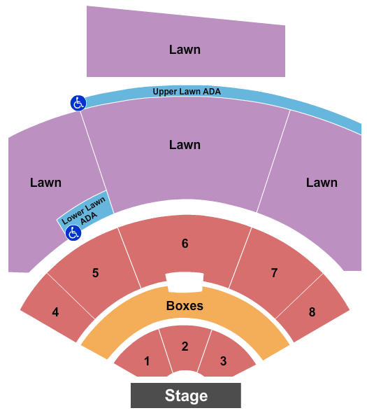 Walmart Arkansas Music Pavilion Walmart AMP Seating Chart